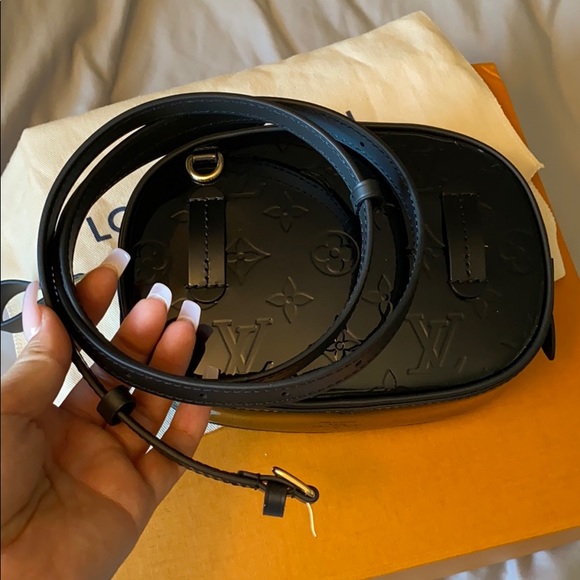 AUTHENTIC LOUIS VUITTON BELTBAG MV NOIR *NWT* - Picture 5 of 8